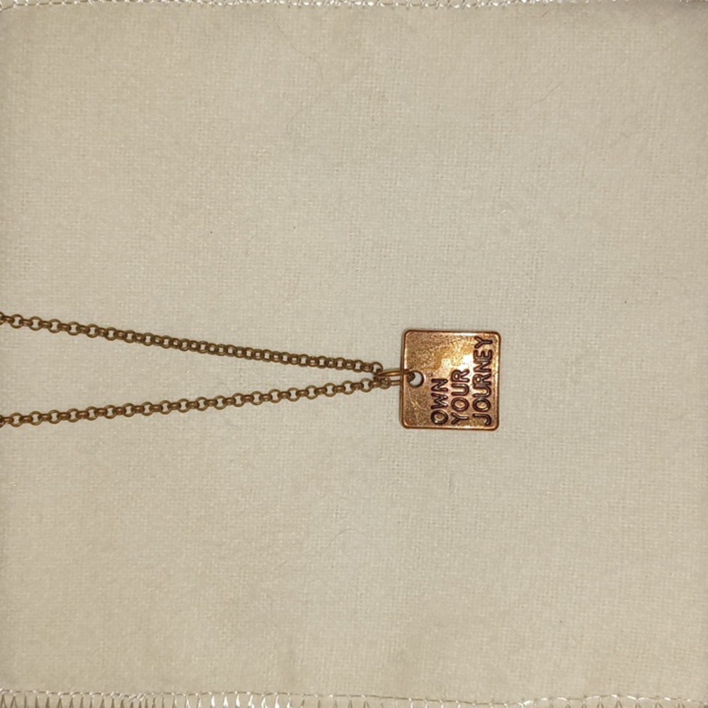 'Own your journey' necklace